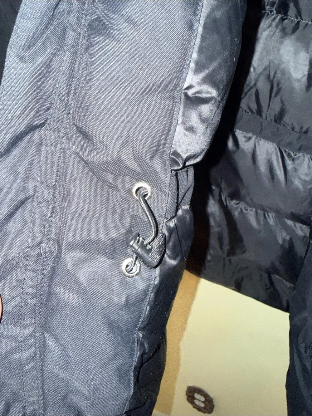 Eddie Bauer Black Men's Insulated Puffer Jacket with Hood down filled size xxl